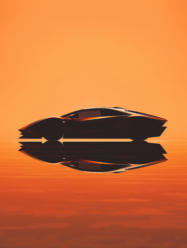 Futuristic Car Showcase