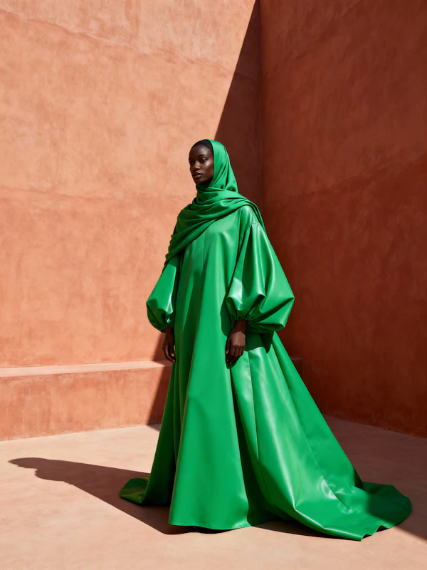Elegant Green Gown