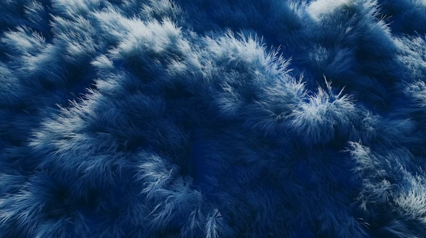 Blue Textured Surface