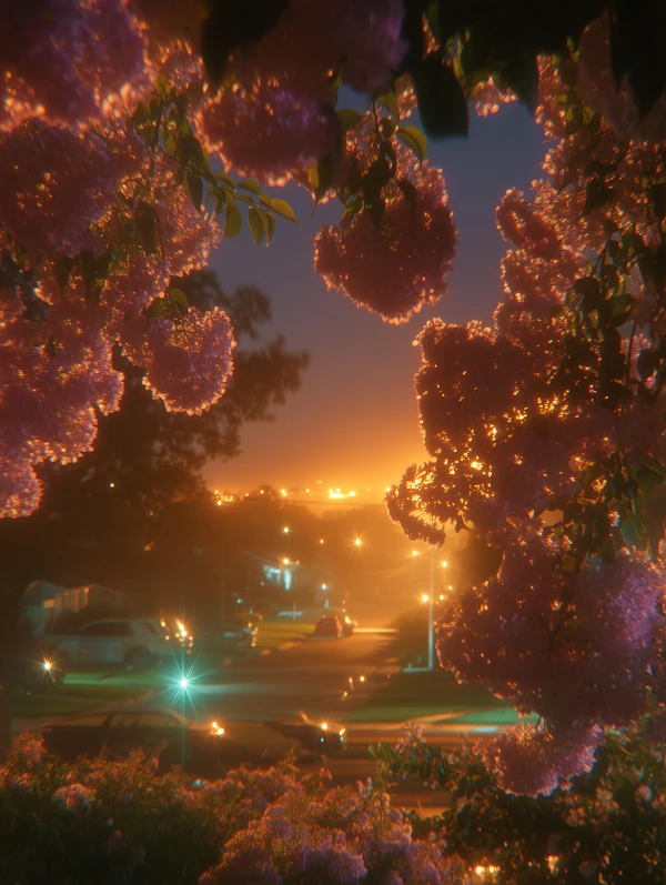 Evening Blossoms Scene