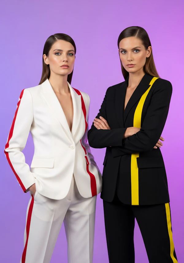 Stylish Duo Portrait