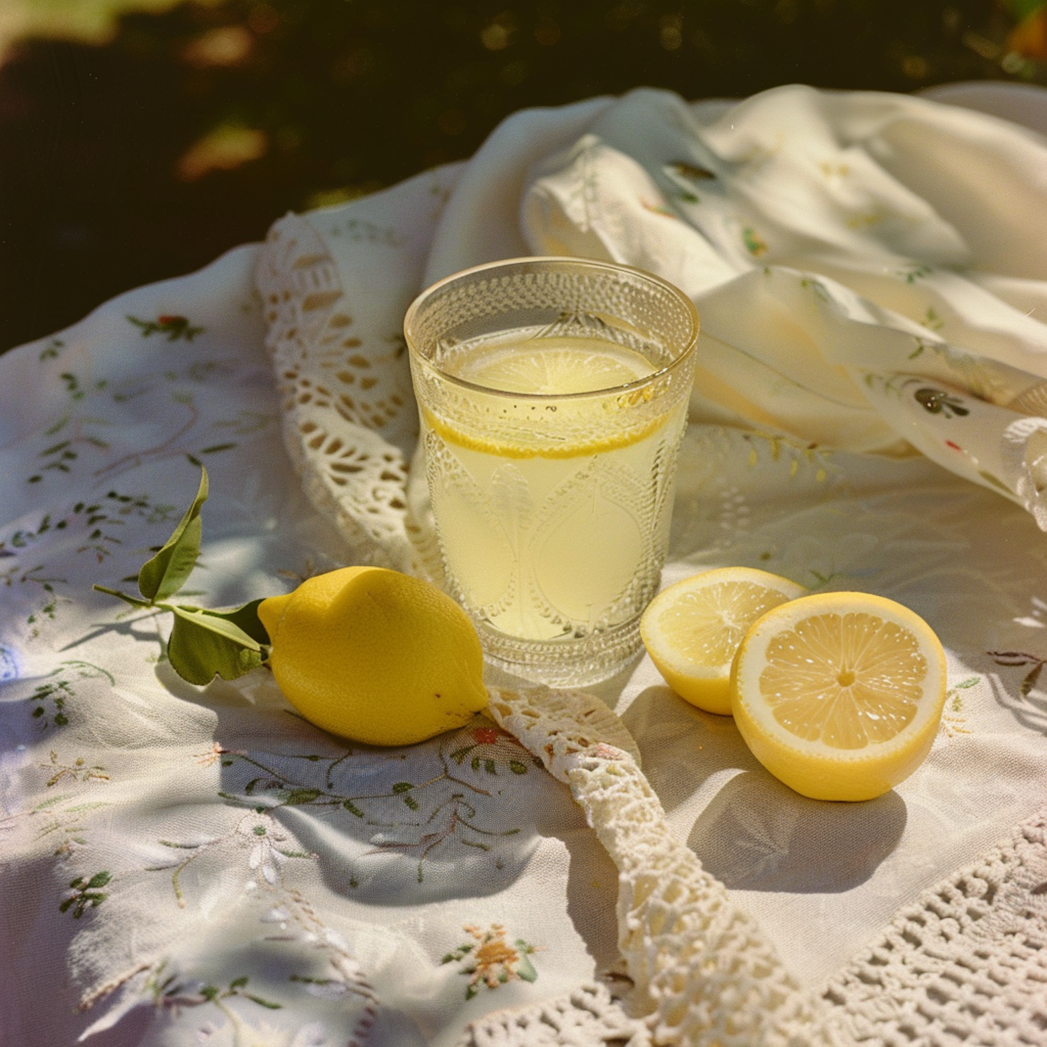 Serene Lemonade Setting
