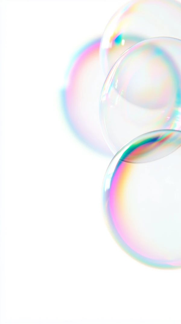 Iridescent Soap Bubbles