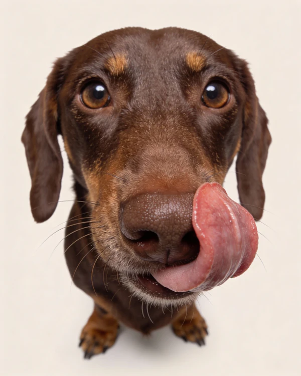 Playful Dachshund Portrait