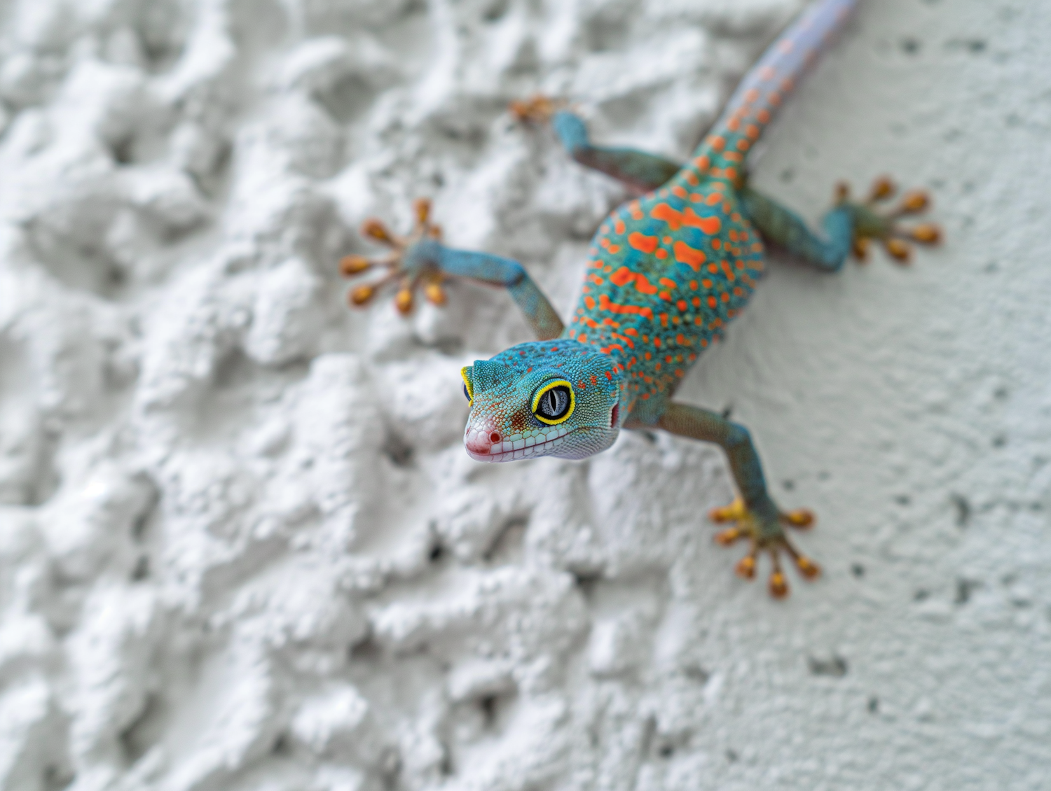 Vivid Turquoise Gecko