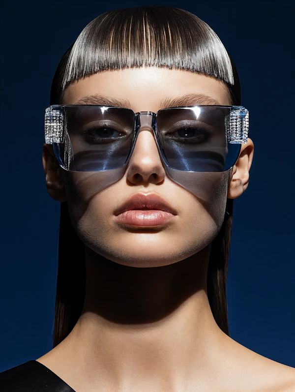Futuristic Woman Portrait