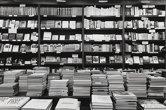 Serene Bookstore Interior