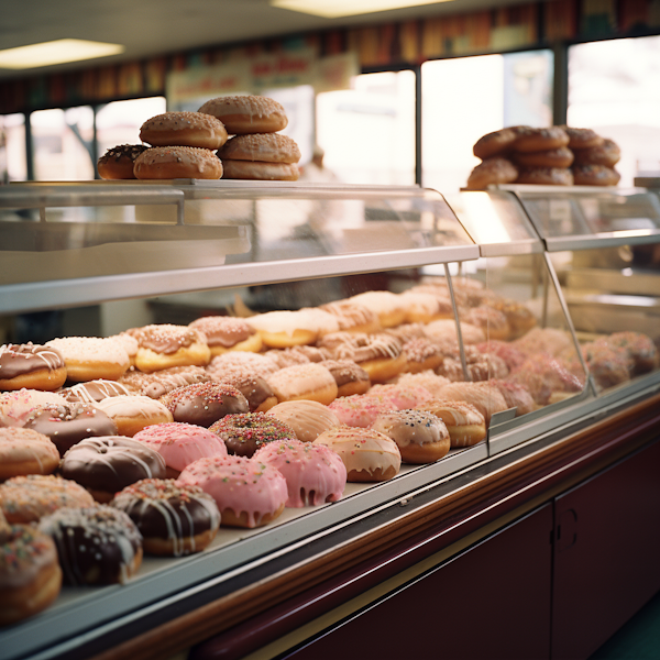 Sweet and Savory Bakery Delights Display