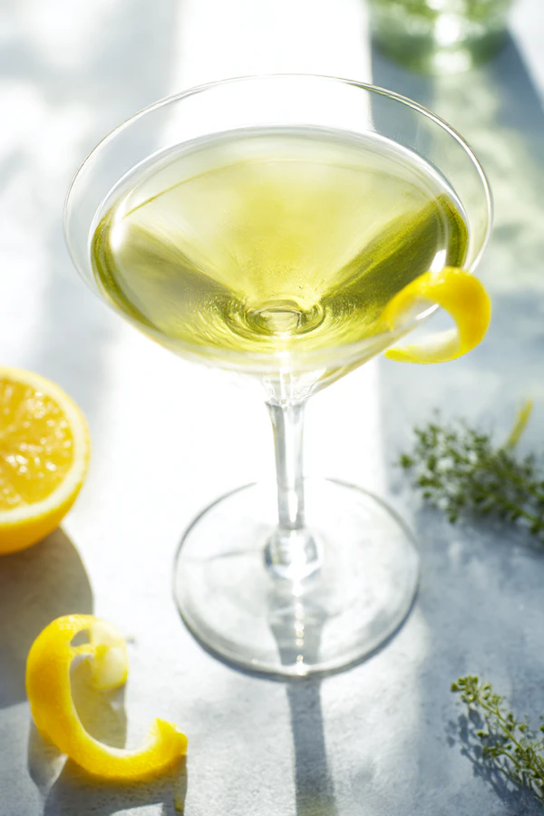 Refreshing Martini Scene
