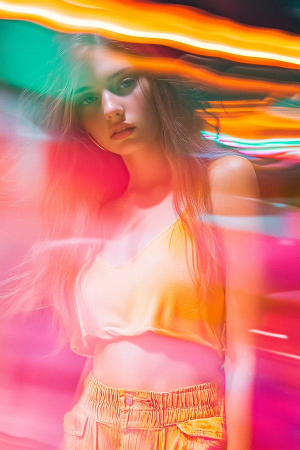Neon Dream Portrait