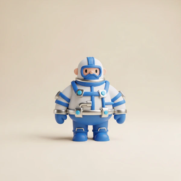 Cartoon Astronaut