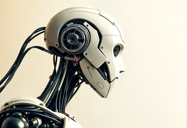 Futuristic Humanoid Robot