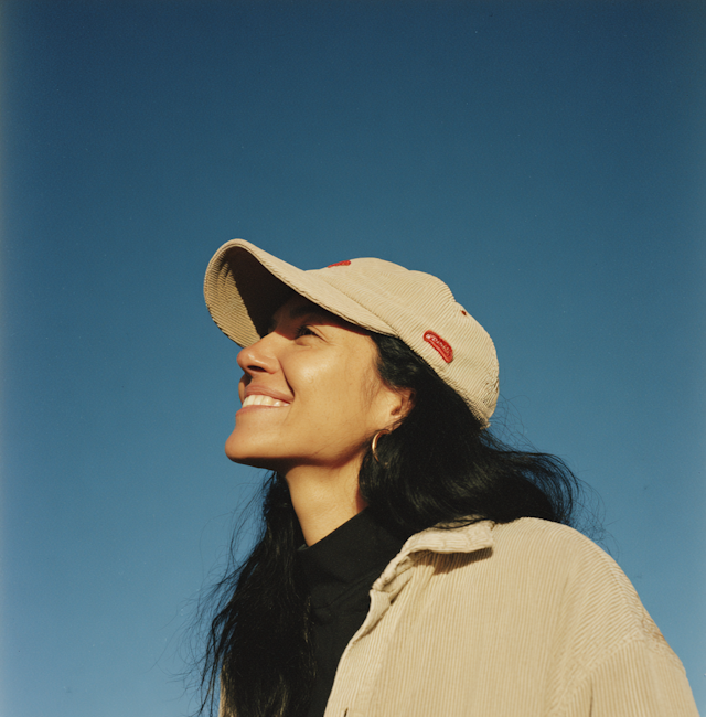 Smiling Woman Outdoors