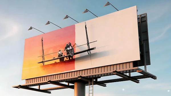 Billboard Painting Scene