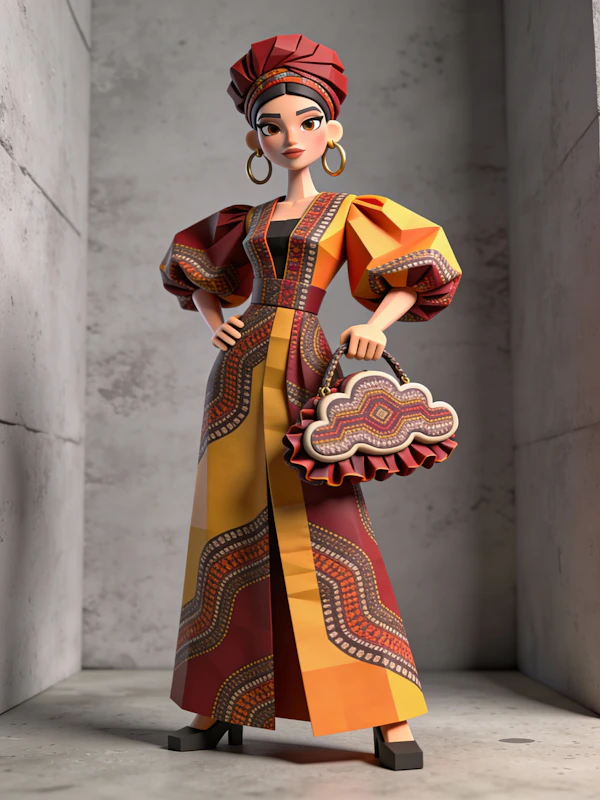 Stylized Fashion Icon
