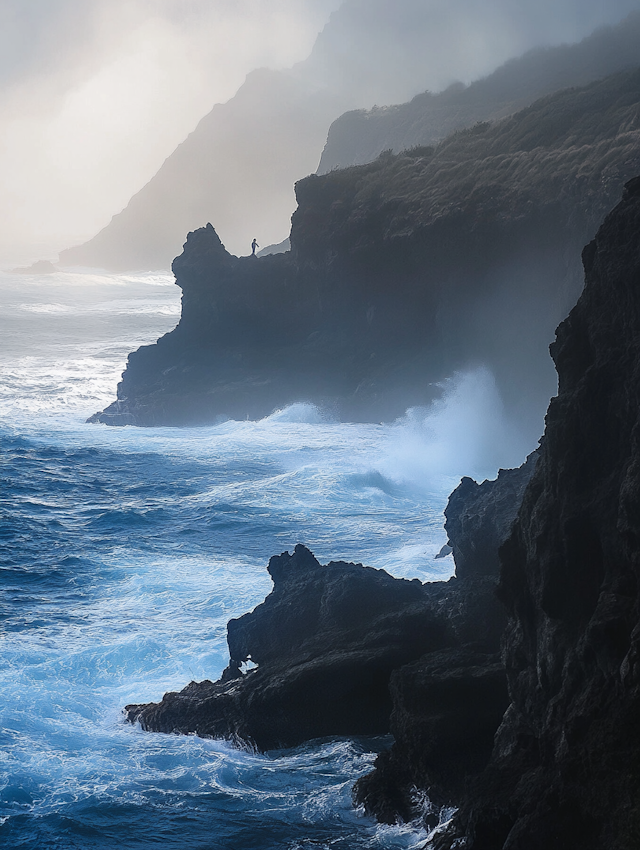 Dramatic Coastal Scene