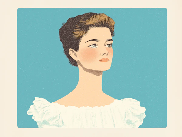 Vintage Woman Portrait