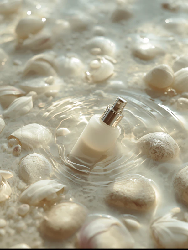 Cosmetic Spray Bottle Scene