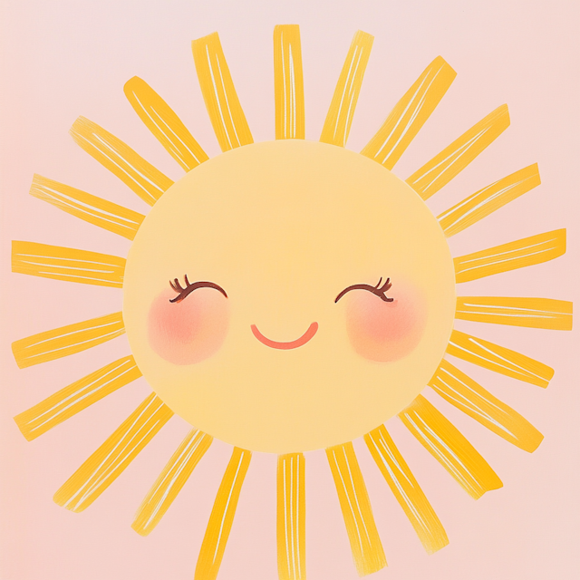 Cheerful Sun Illustration