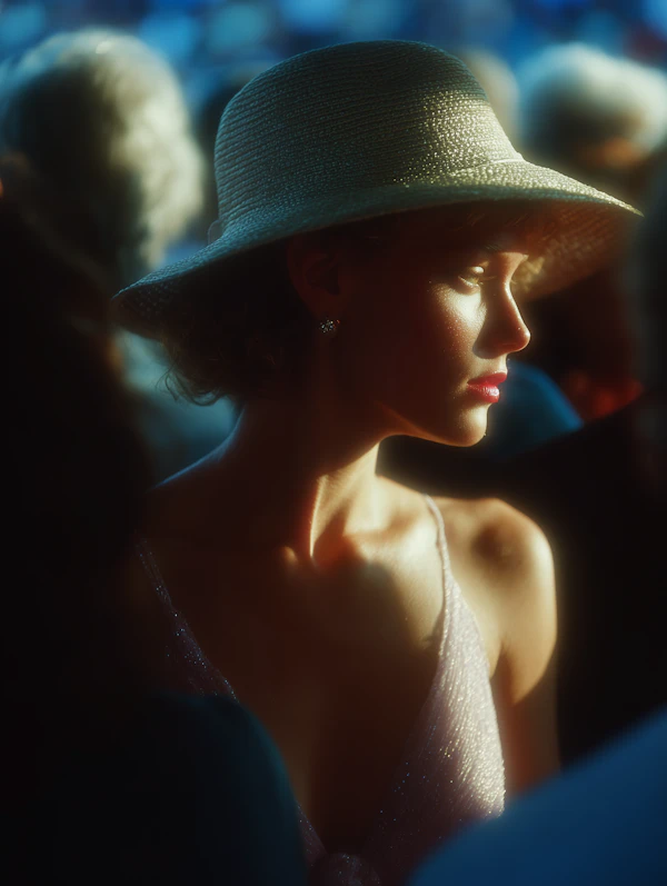 Woman in Straw Hat