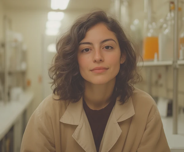Young Woman in Laboratory