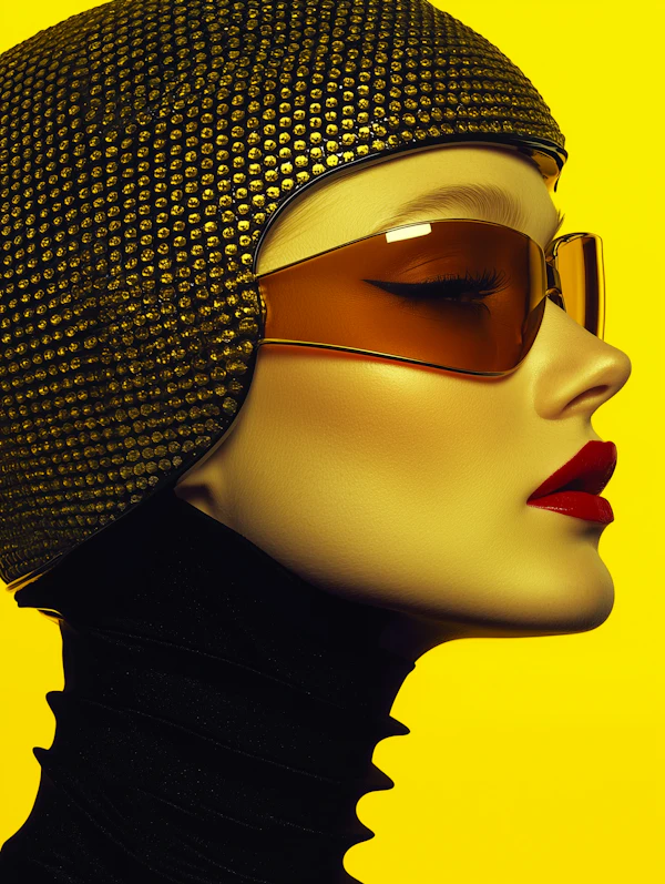 Futuristic Gold Profile