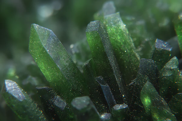 Green Crystal Formation