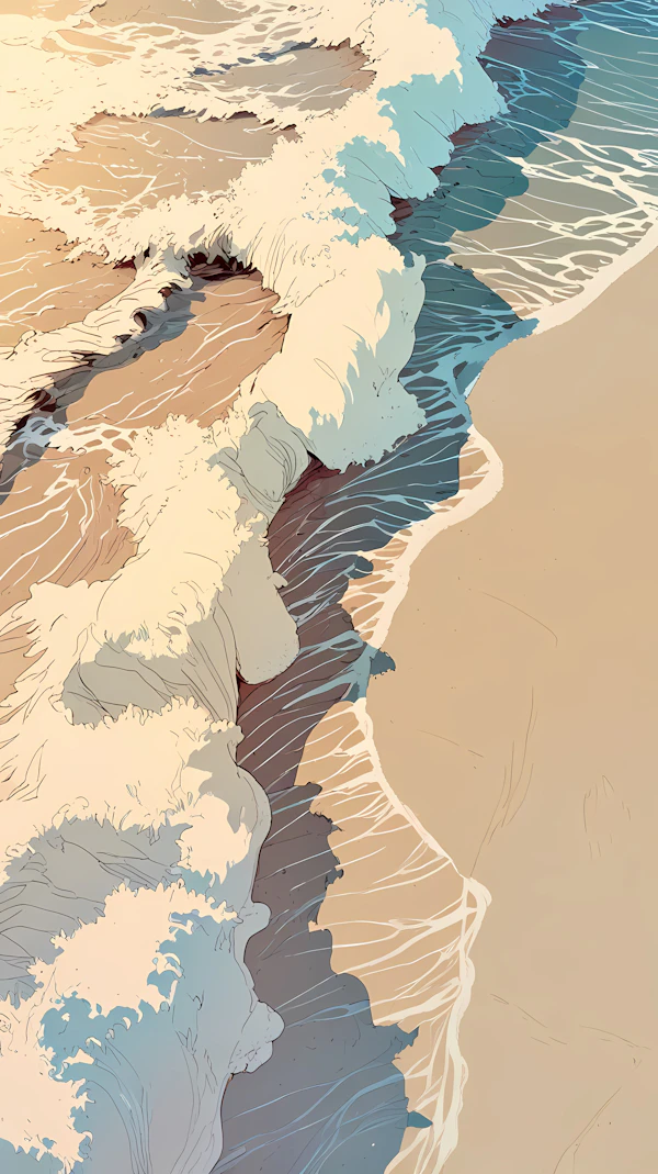 Stylized Ocean Waves
