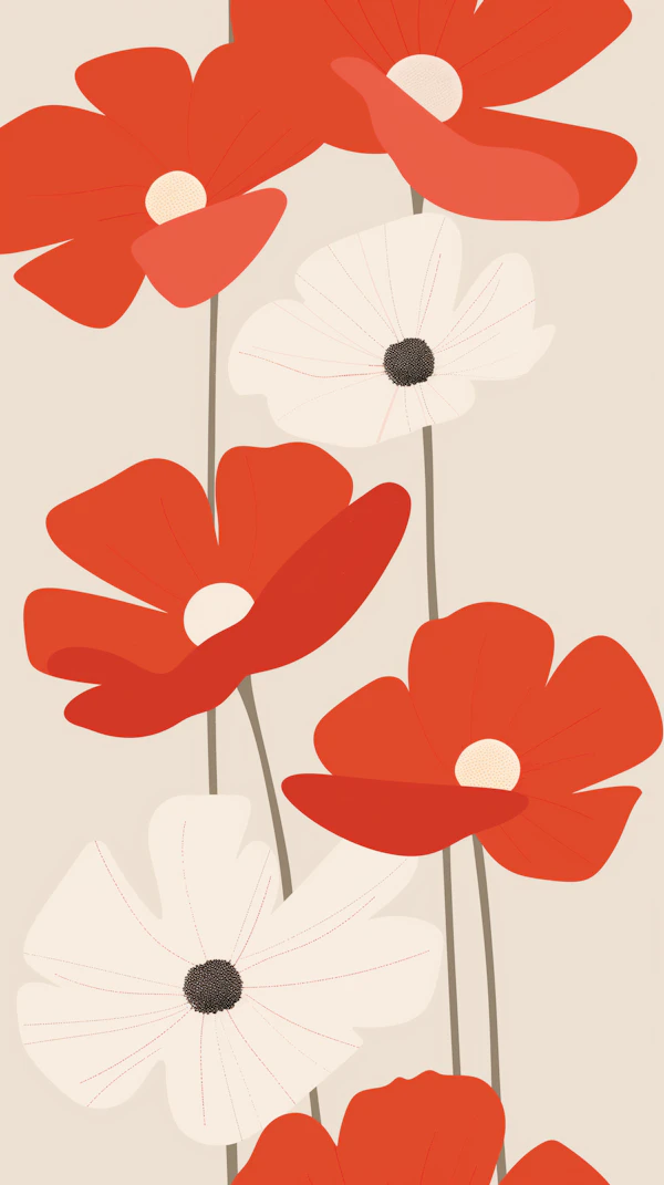 Minimalist Flower Art
