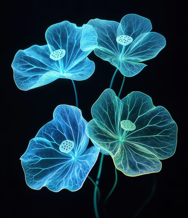 Ethereal Translucent Flowers