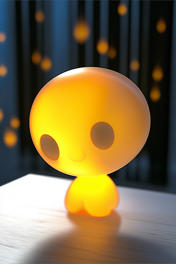 Glowing Cartoon Character Ambient Light