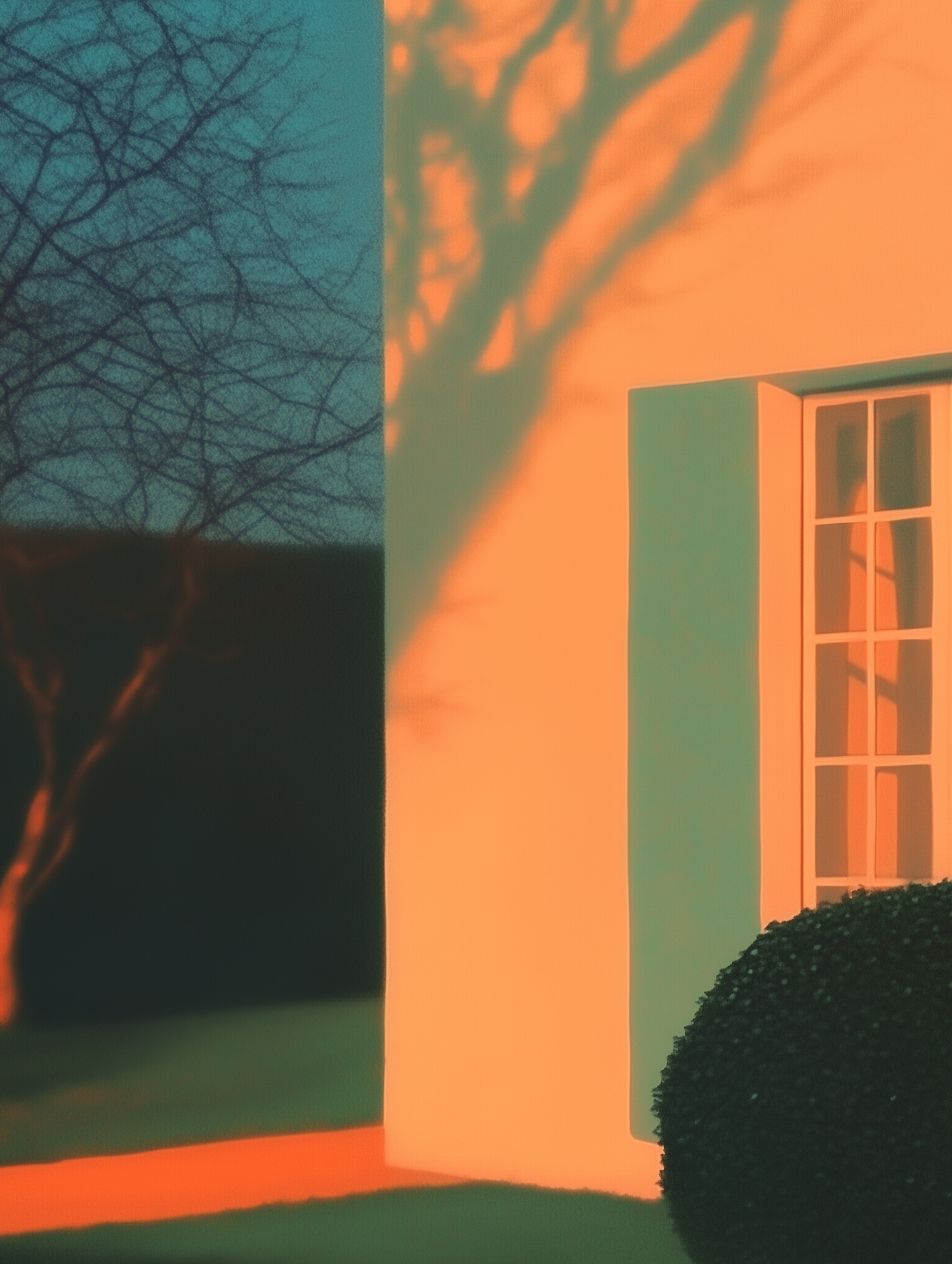 Golden Minimalist Scene