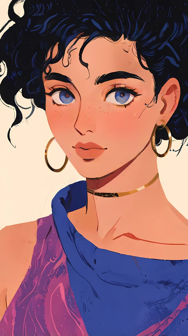 Stylized Woman Illustration