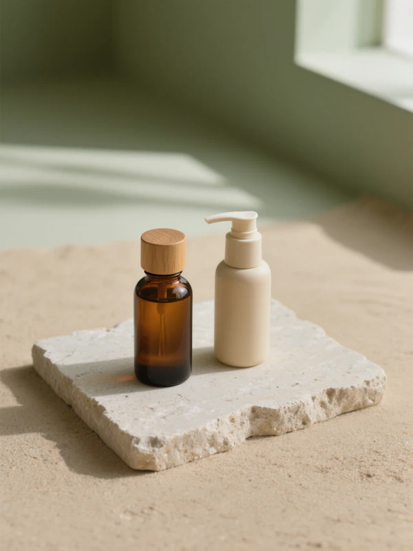 Minimalist Bottles Display