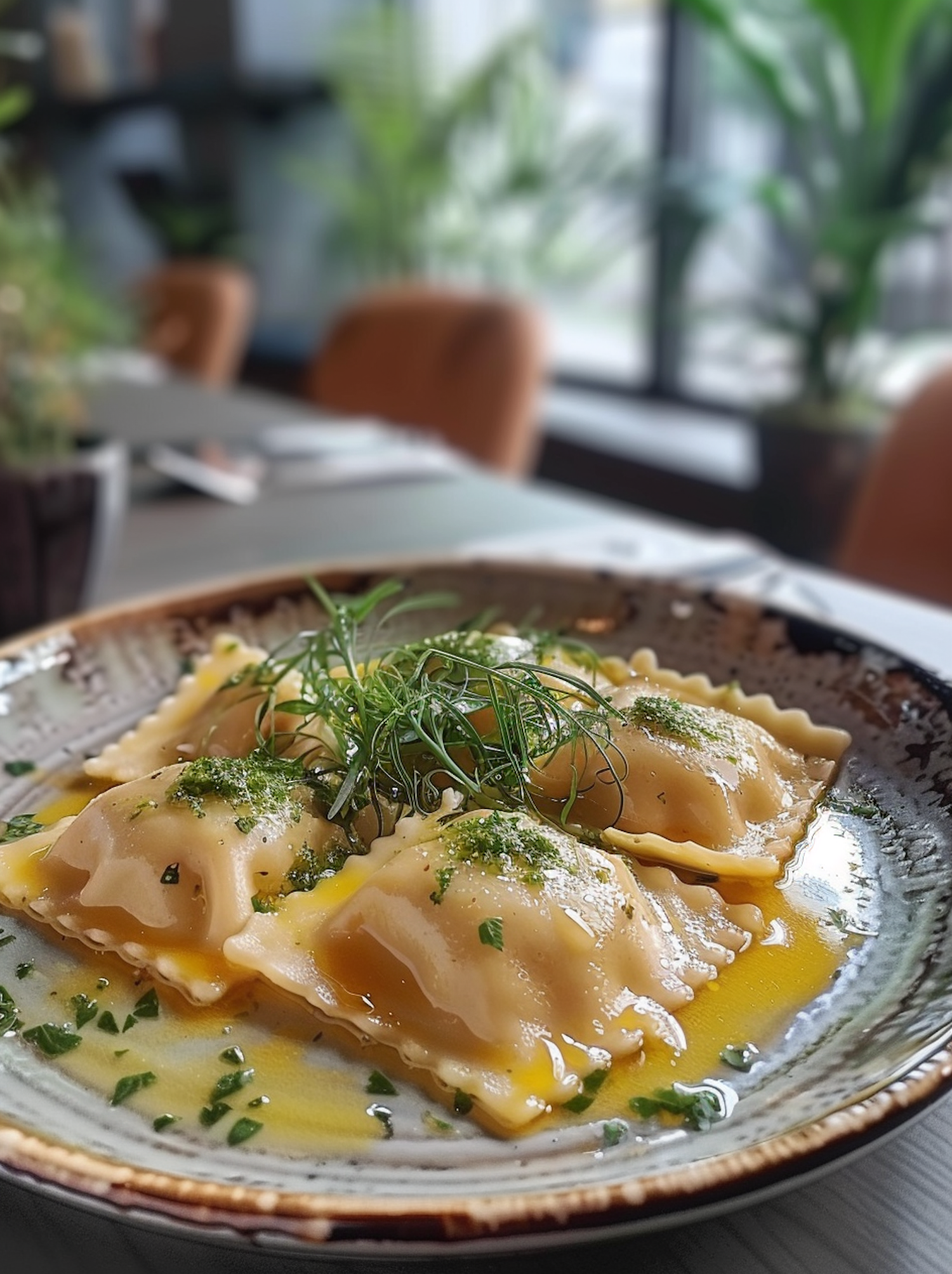 Rustic Ravioli Dish