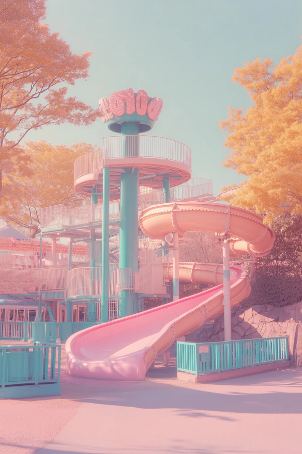 Pastel Water Slide