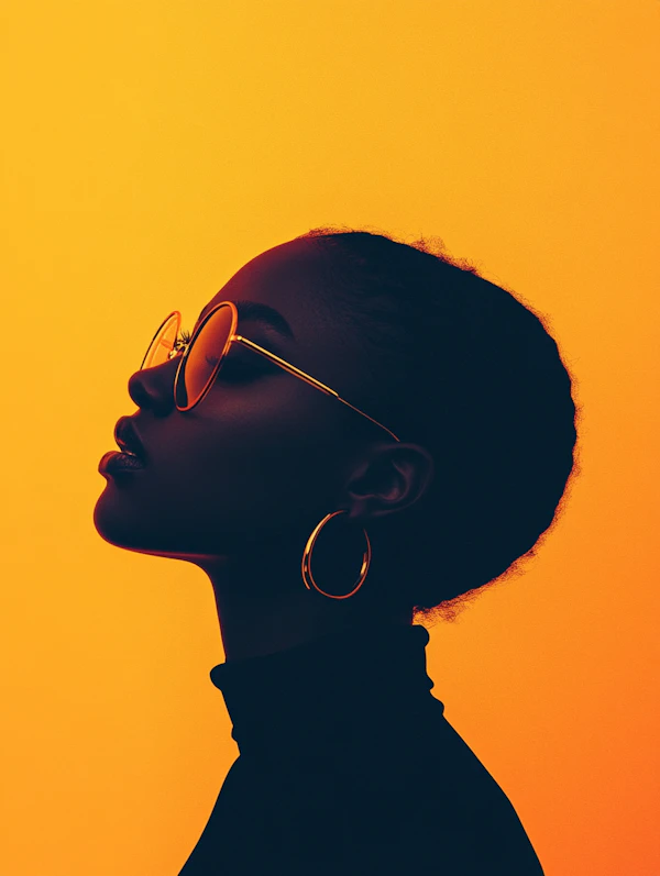 Elegant Profile Portrait