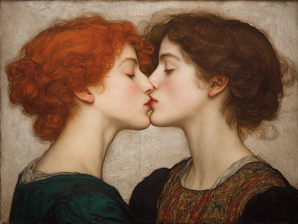 Romantic Painting Scene
