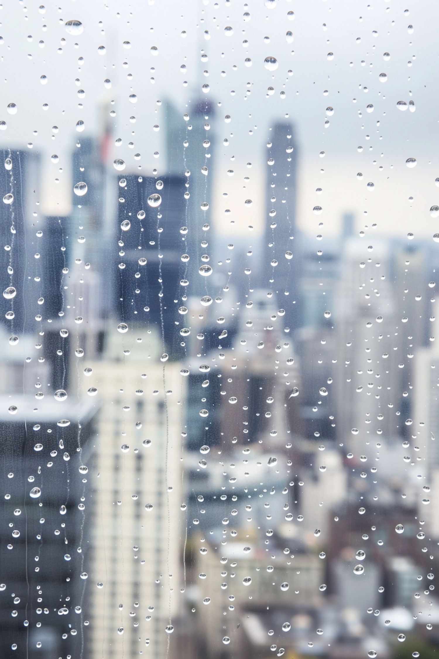 Rainy Day Cityscape