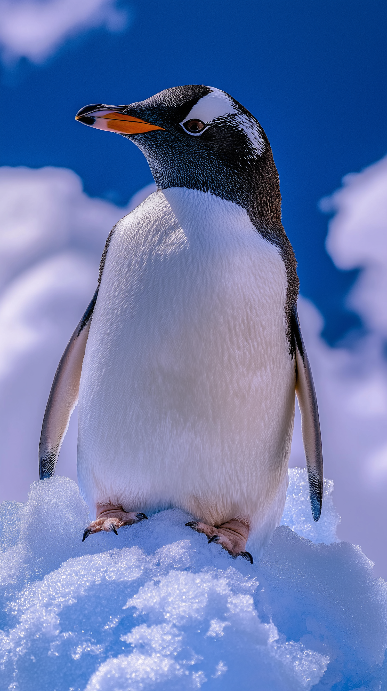 Majestic Gentoo Penguin in the Antarctic