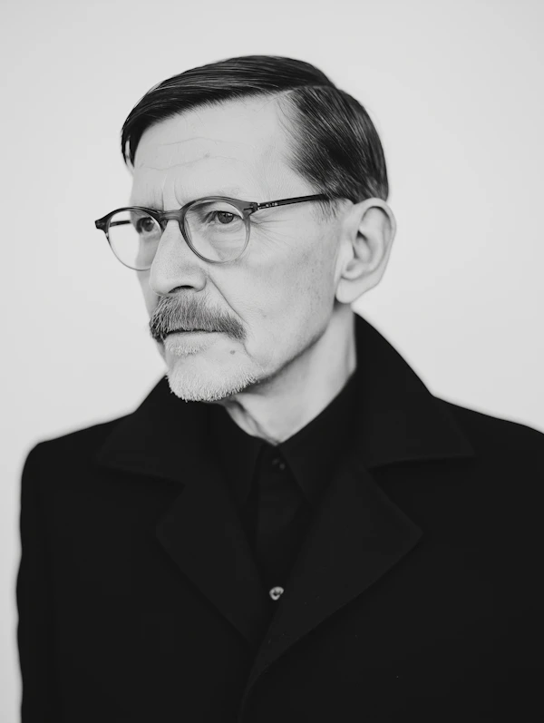 Black-and-White Portrait