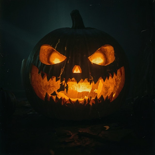 Glowing Jack-o'-Lantern