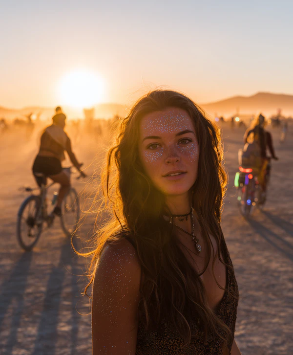 Golden Sunset Portrait