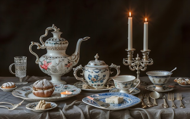 Elegant Tea Setting