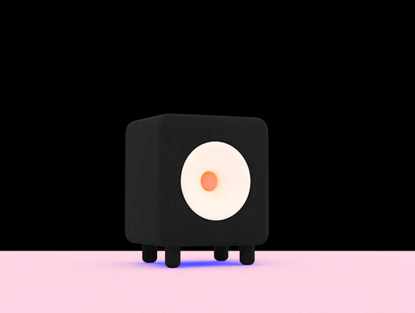 Futuristic Black Cube