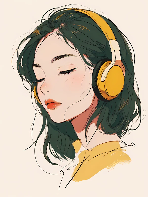 Serene Woman Portrait