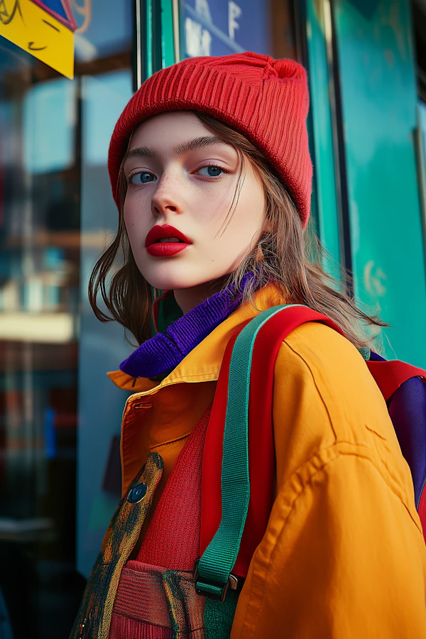 Vibrant Urban Portrait