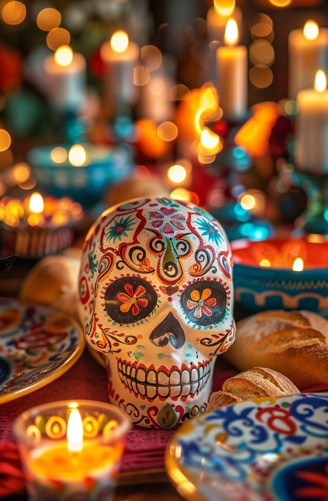 Day of the Dead Celebration Skull