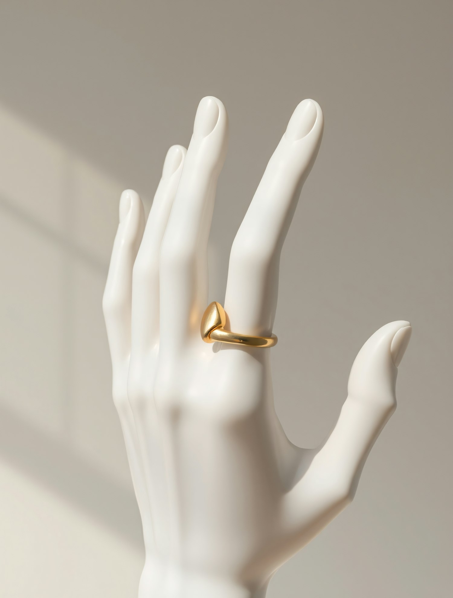 Elegant Hand with Gold Ring