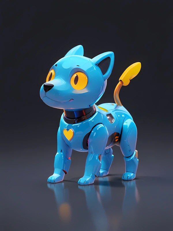 Futuristic Robotic Cat